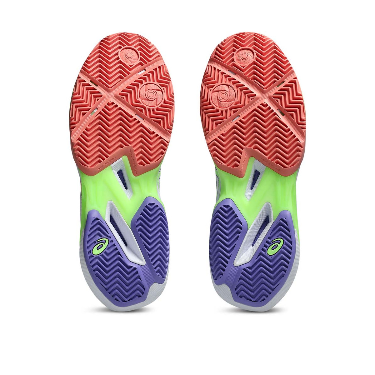 Asics Sonicsmash FF Padelschuhe Damen Wei&szlig; / Koralle