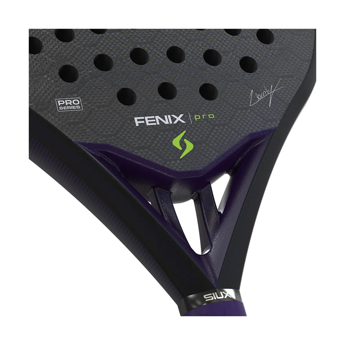 Siux Fenix Pro Augsburger 2026 Padelschl&auml;ger Schwarz