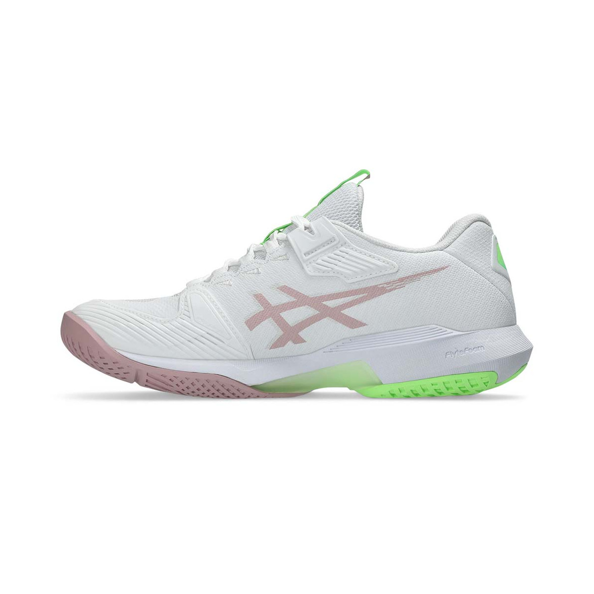 Asics Gel Solution Speed FF 4 Tennisschuhe Wei&szlig; / Puderrosa