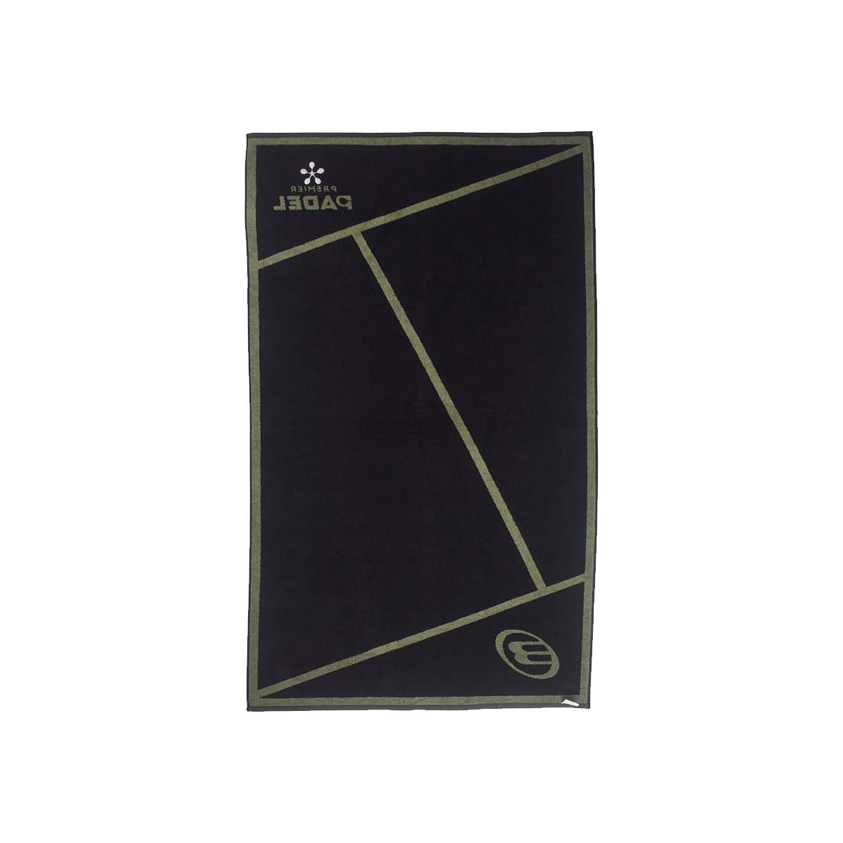 Bullpadel Premier Padel Handtuch Khaki / Schwarz 100 x 50 cm