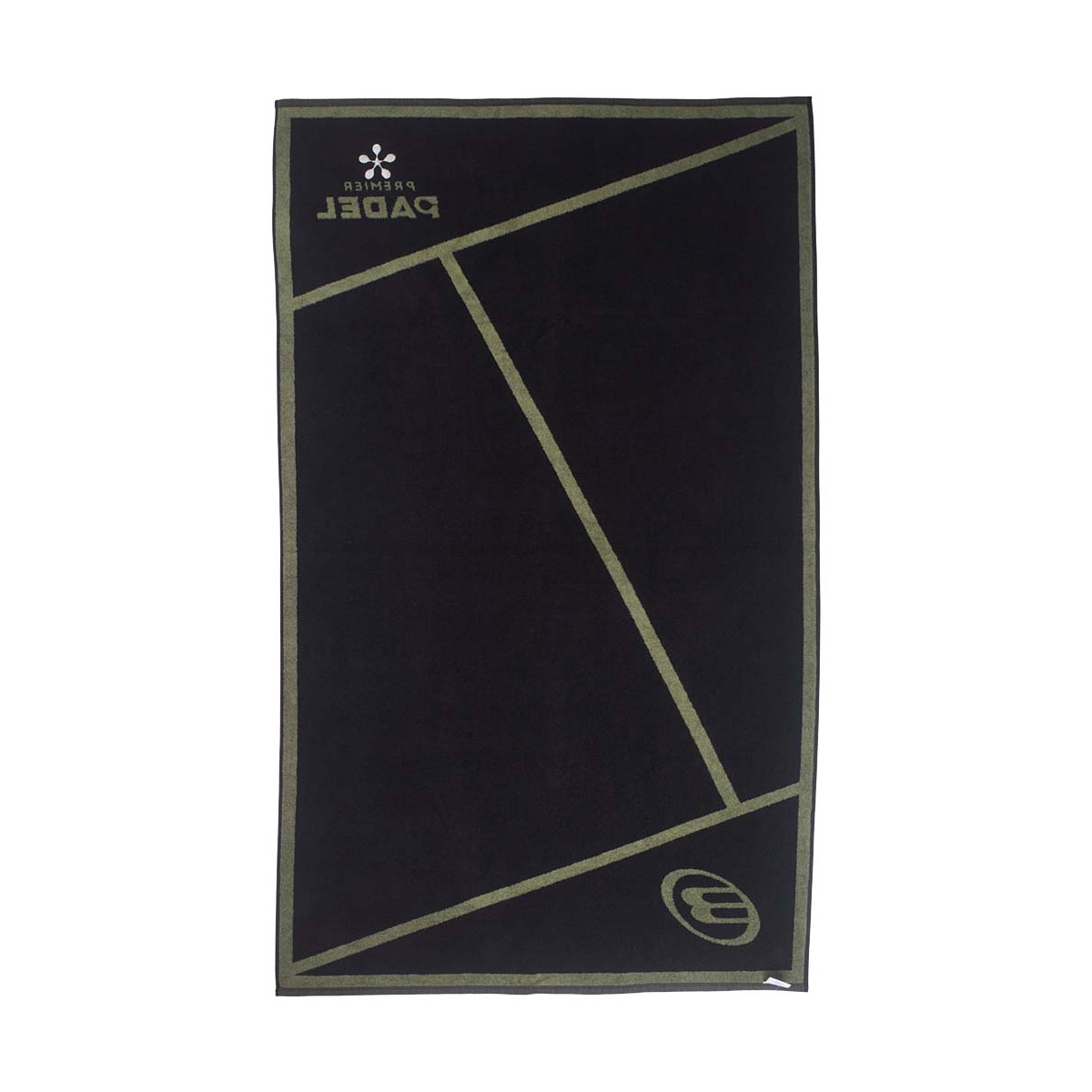 Bullpadel Premier Padel Handtuch Khaki / Schwarz 150 x 90 cm