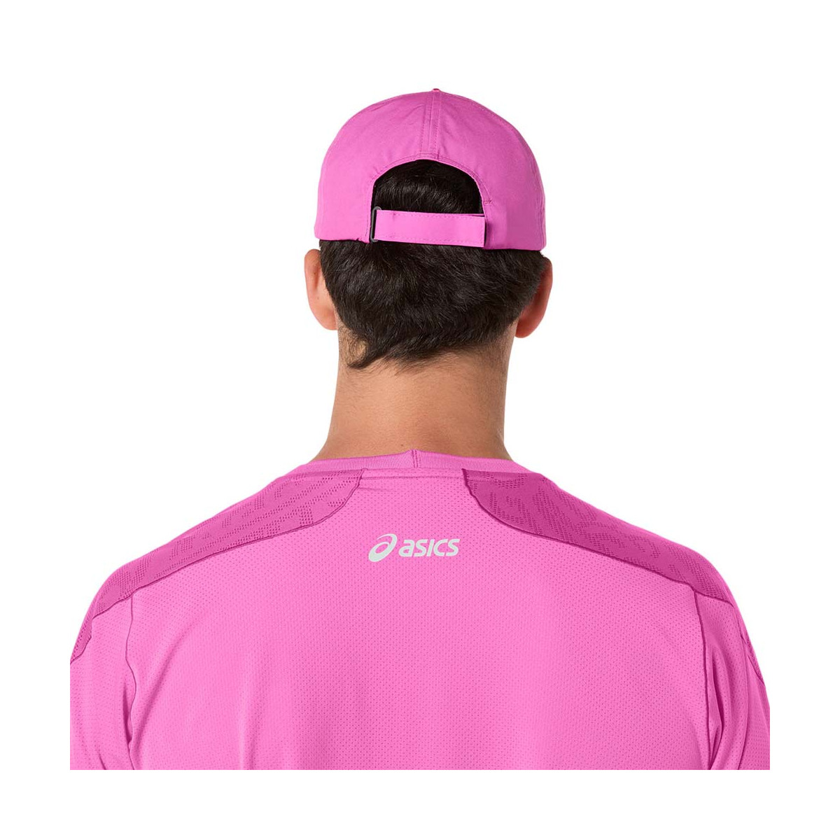 Asics Match Jacquard SS T-Shirt Rosa