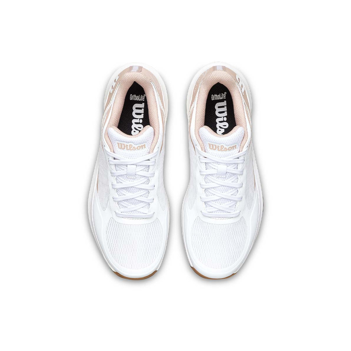 Wilson Hurakn Lite Padelschuhe Damen Wei&szlig; / Puderrosa