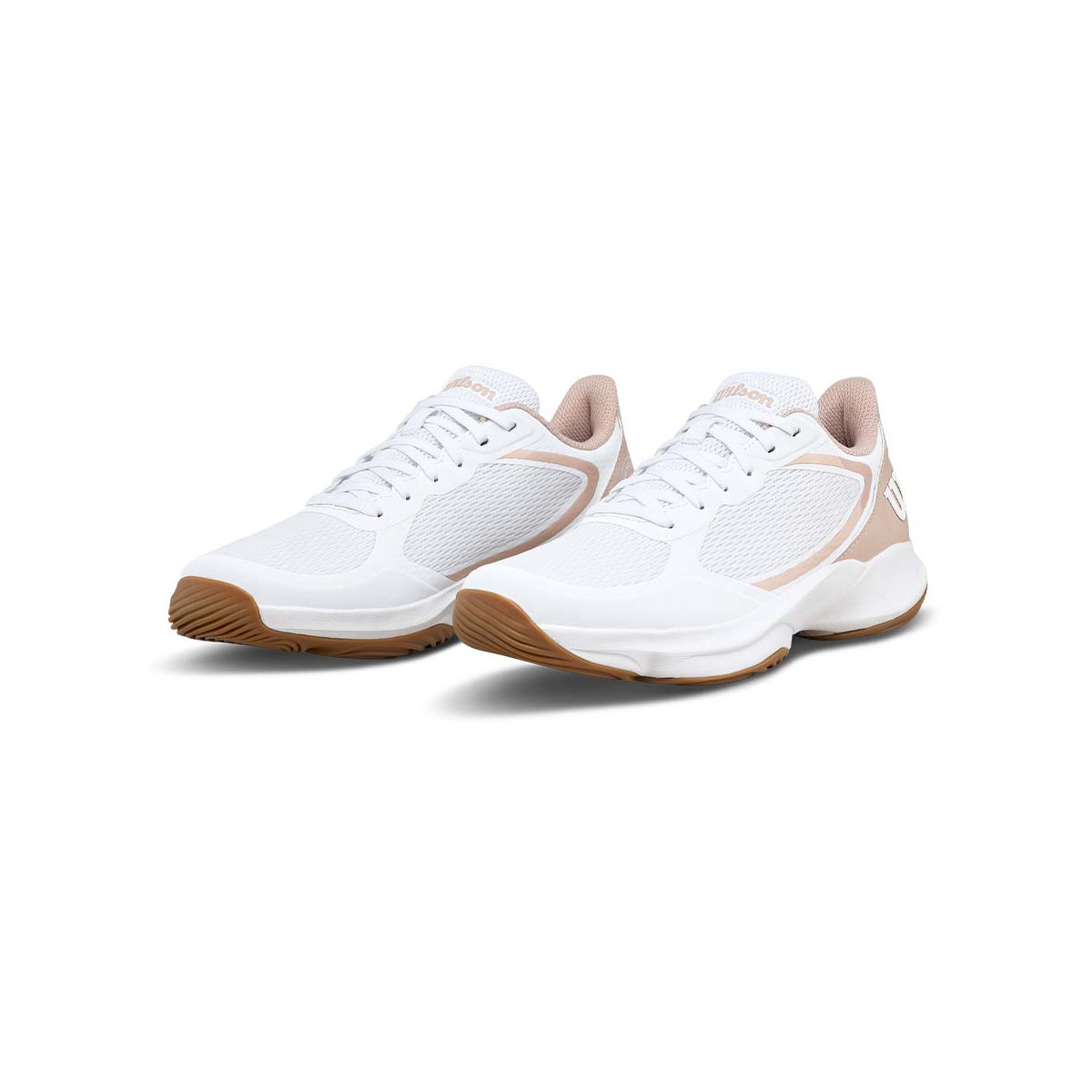 Wilson Hurakn Lite Padelschuhe Damen Wei&szlig; / Puderrosa