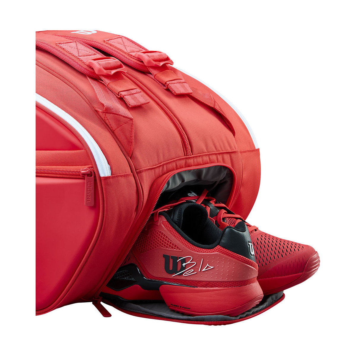 Wilson Super Tour Padel Padeltasche Rot