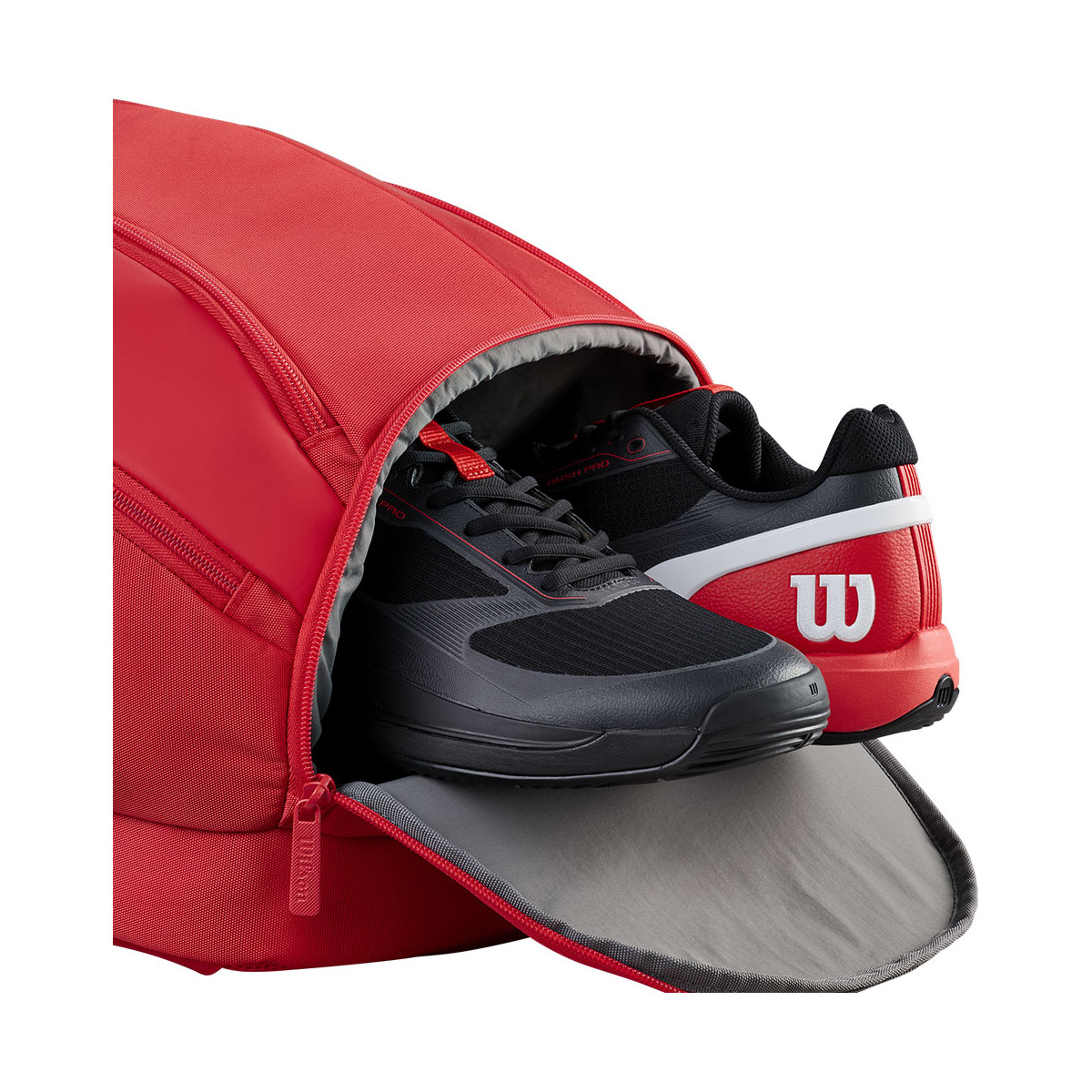 Wilson Super Tour Padel Rucksack Rot