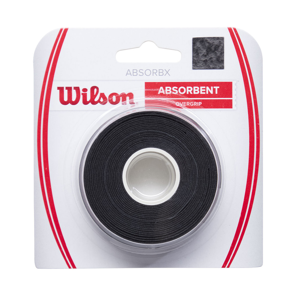Wilson AbsorbX Overgrip Schwarz 3er-Pack