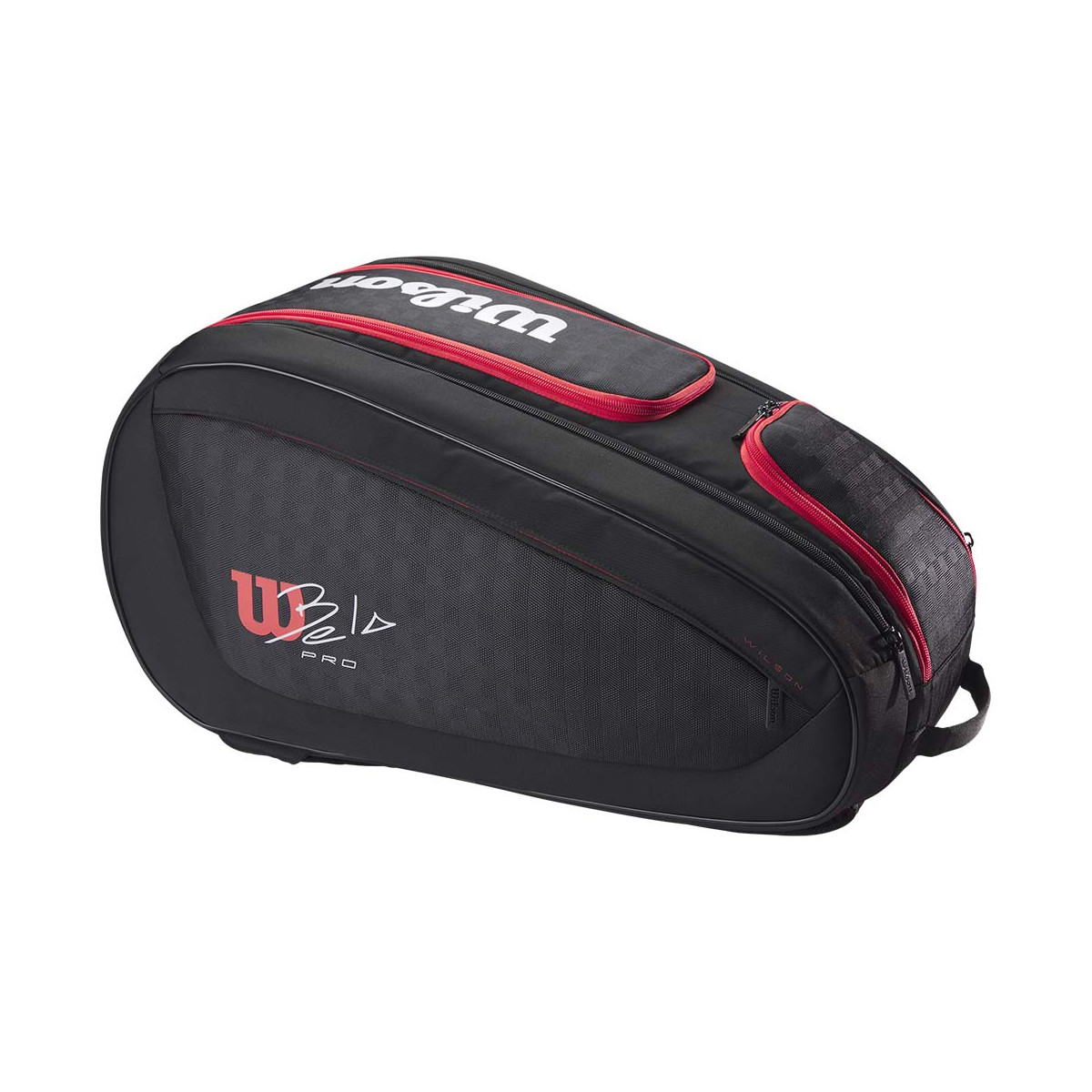 Wilson BELA Super Tour Padeltasche Schwarz / Rot