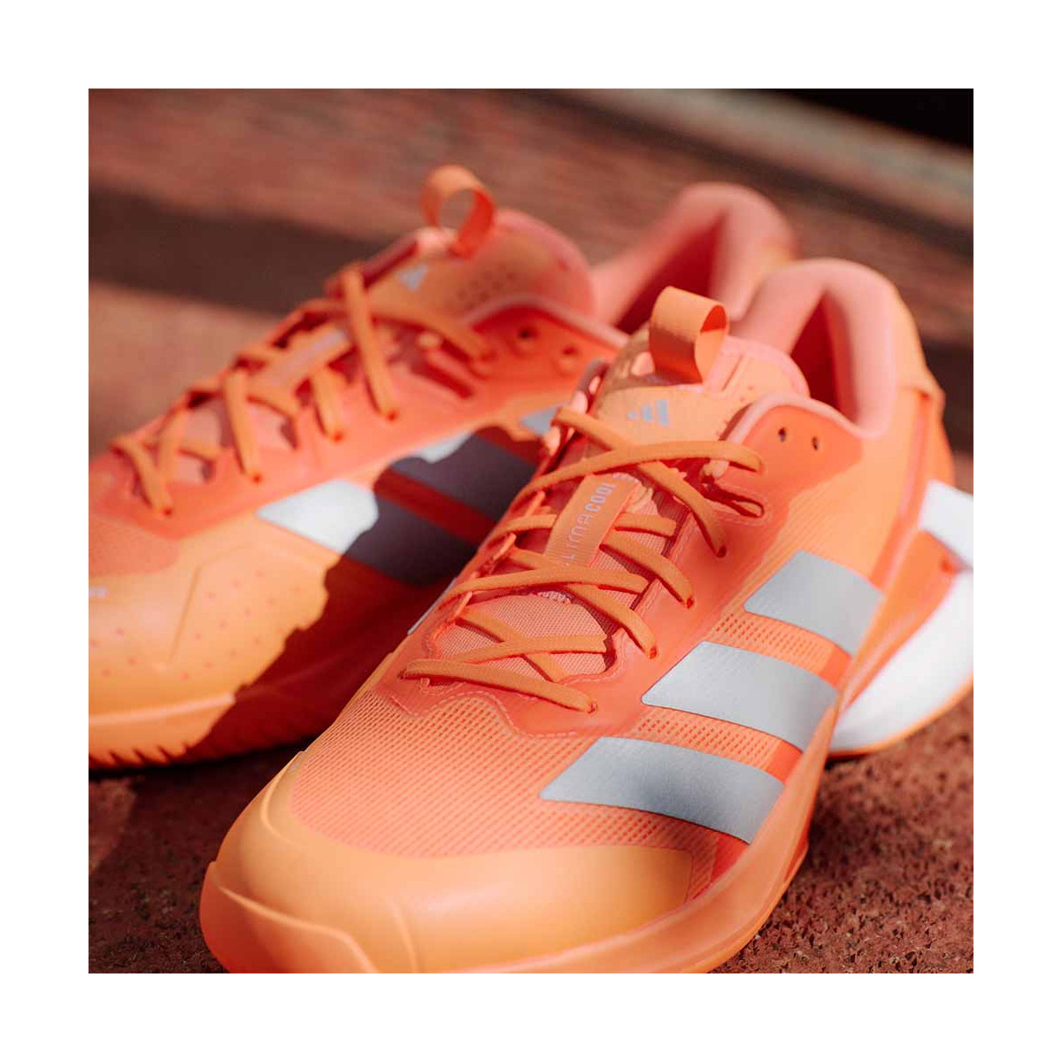 Adidas Adizero Ubersonic 5 Tennisschuhe Orange