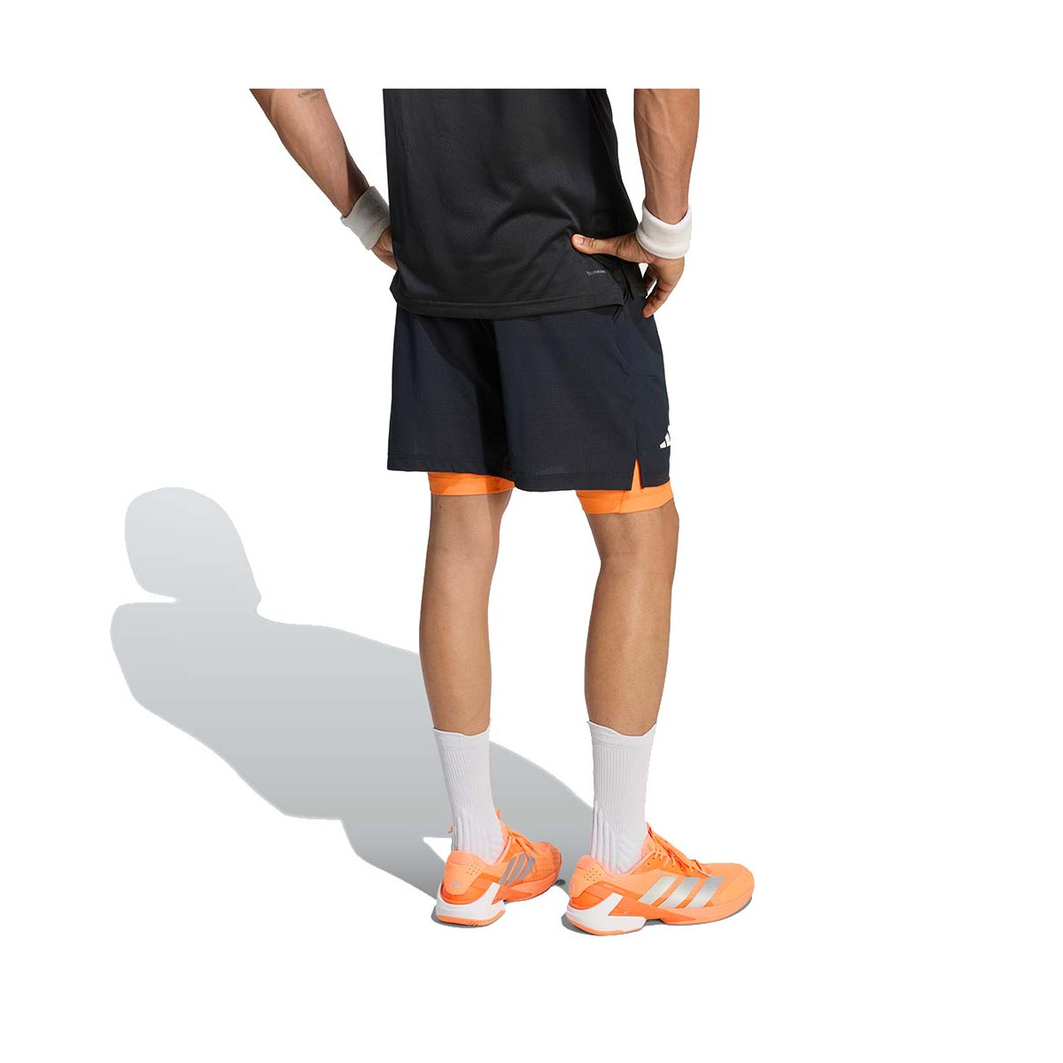 Adidas Pro 2N1 Melbourne Short Schwarz / Orange