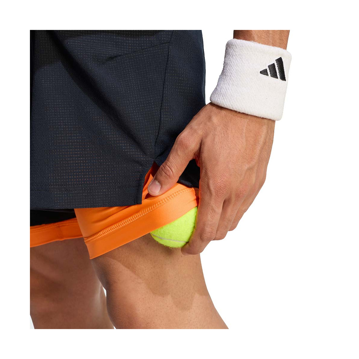 Adidas Pro 2N1 Melbourne Short Schwarz / Orange
