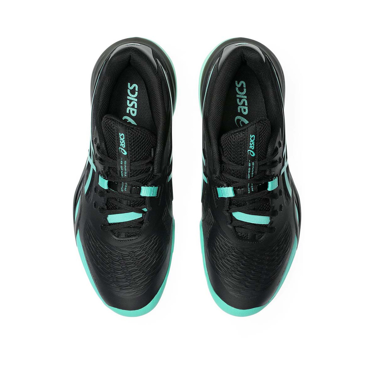 Asics Gel Resolution X Tennisschuhe Schwarz / Gr&uuml;n