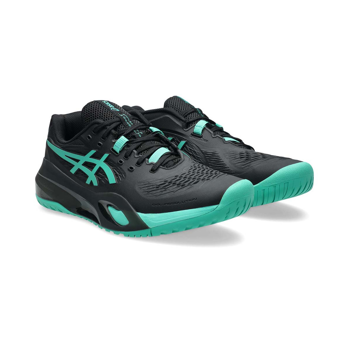 Asics Gel Resolution X Tennisschuhe Schwarz / Gr&uuml;n