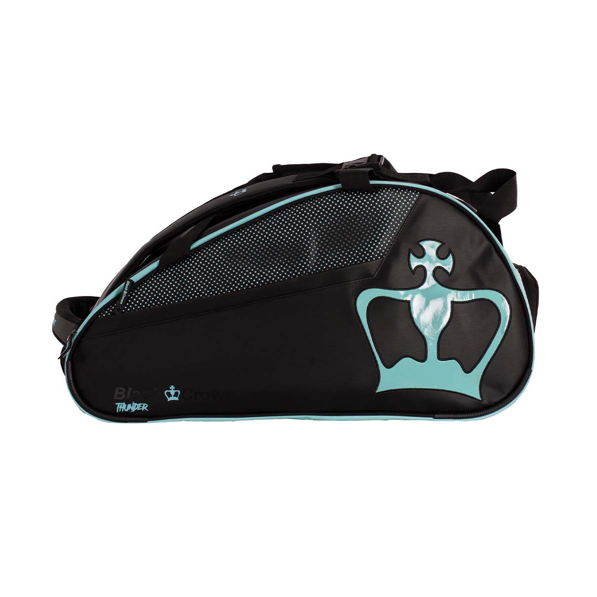 Black Crown Thunder Padeltasche Schwarz / T&uuml;rkis