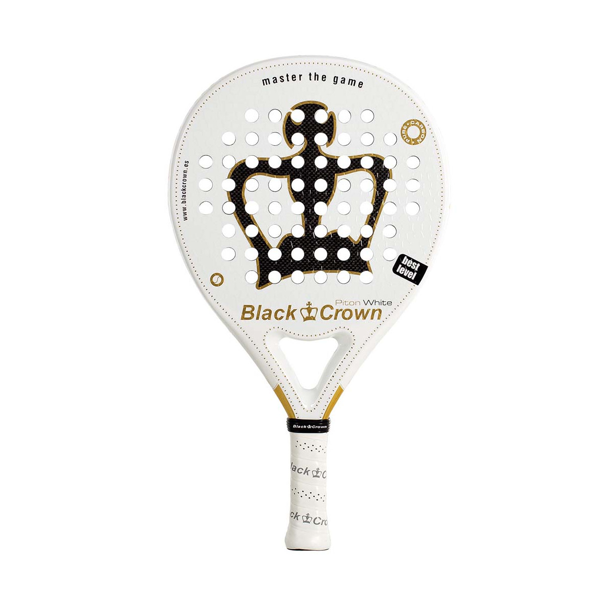 Black Crown Piton White Padelschl&auml;ger