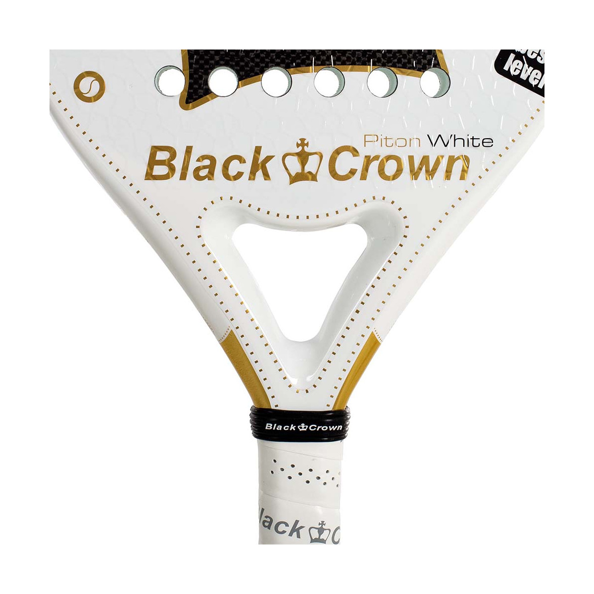 Black Crown Piton White Padelschl&auml;ger