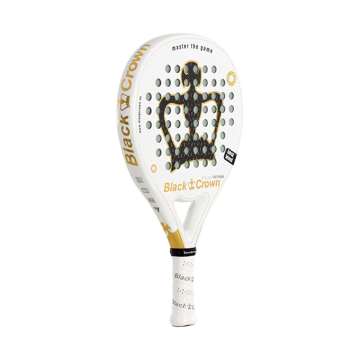Black Crown Piton White Padelschl&auml;ger