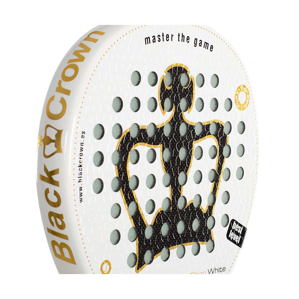Black Crown Piton White Padelschl&auml;ger