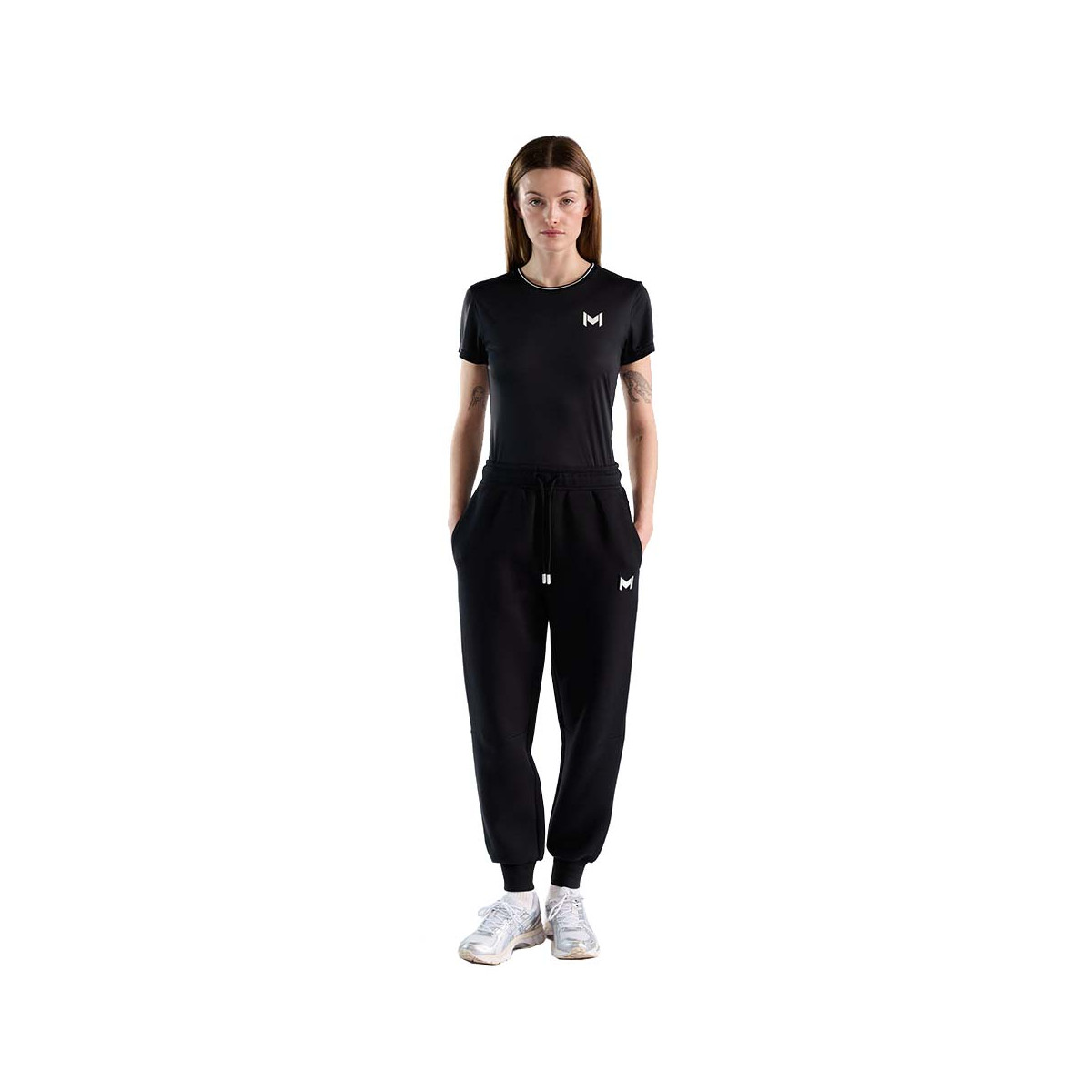 Mouratoglou Tech T-Shirt Damen Schwarz