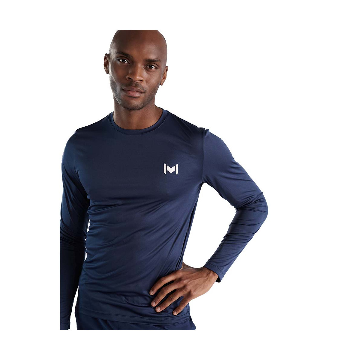 Mouratoglou Langarmshirt Marineblau