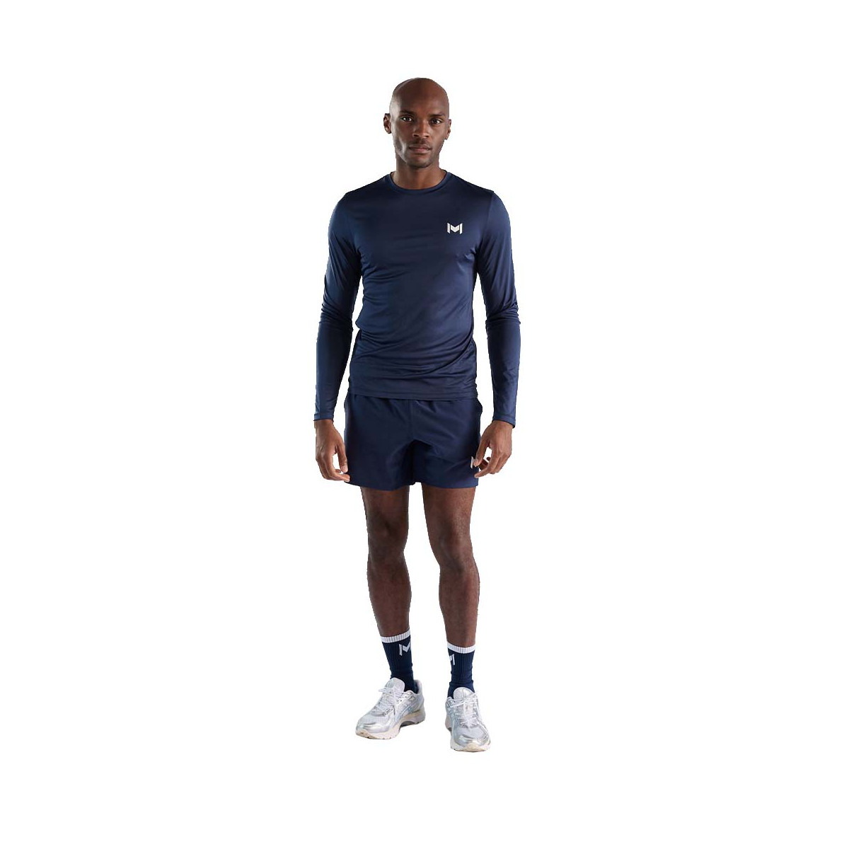Mouratoglou Langarmshirt Marineblau