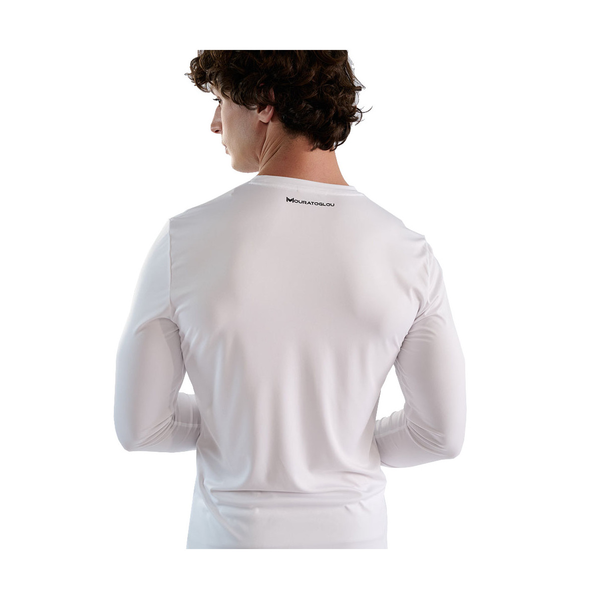 Mouratoglou Langarmshirt Wei&szlig;