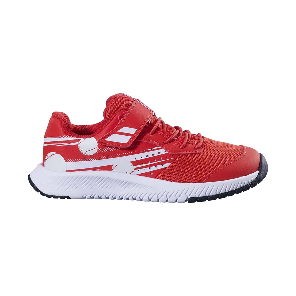 Babolat Pulsion Kid All Court Tennisschuhe Junior Rot / Wei&szlig;