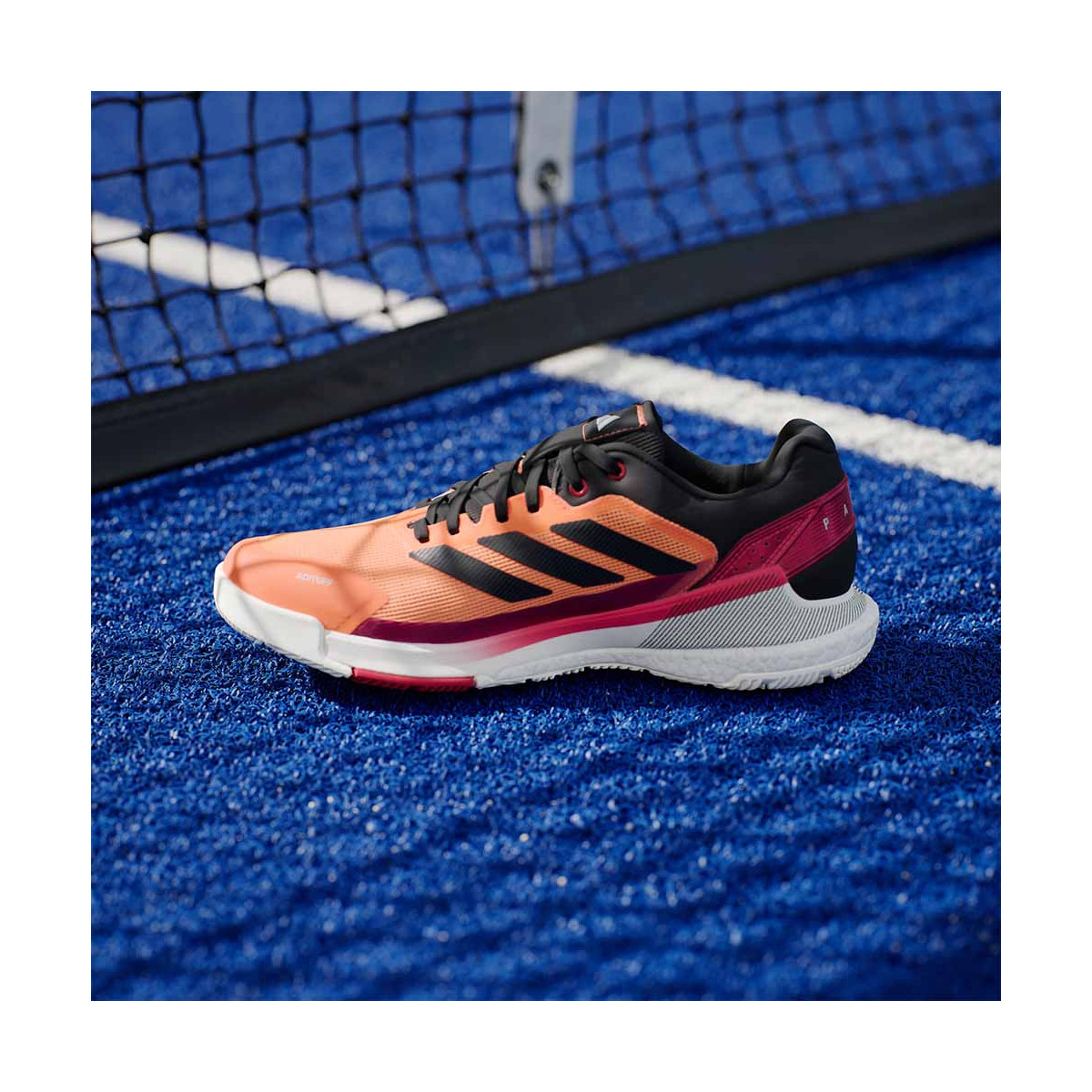 Adidas Crazyquick Boost Padelschuhe Orange / Rot