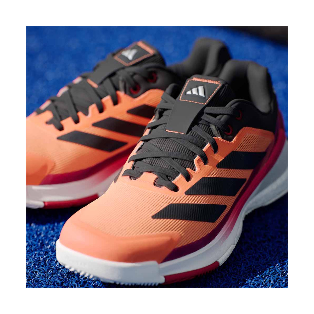 Adidas Crazyquick Boost Padelschuhe Orange / Rot