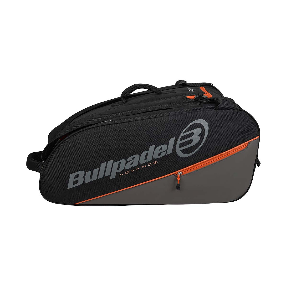 Bullpadel Advance Schl&auml;gertasche (Thermobag) Schwarz / Orange
