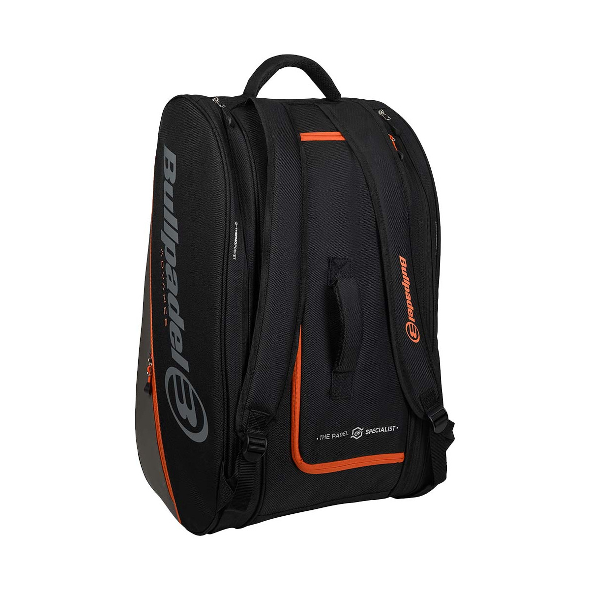 Bullpadel Advance Schl&auml;gertasche (Thermobag) Schwarz / Orange