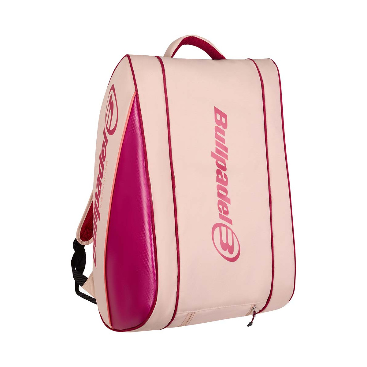 Bullpadel Advance Schl&auml;gertasche (Thermobag) Beige / Rosa