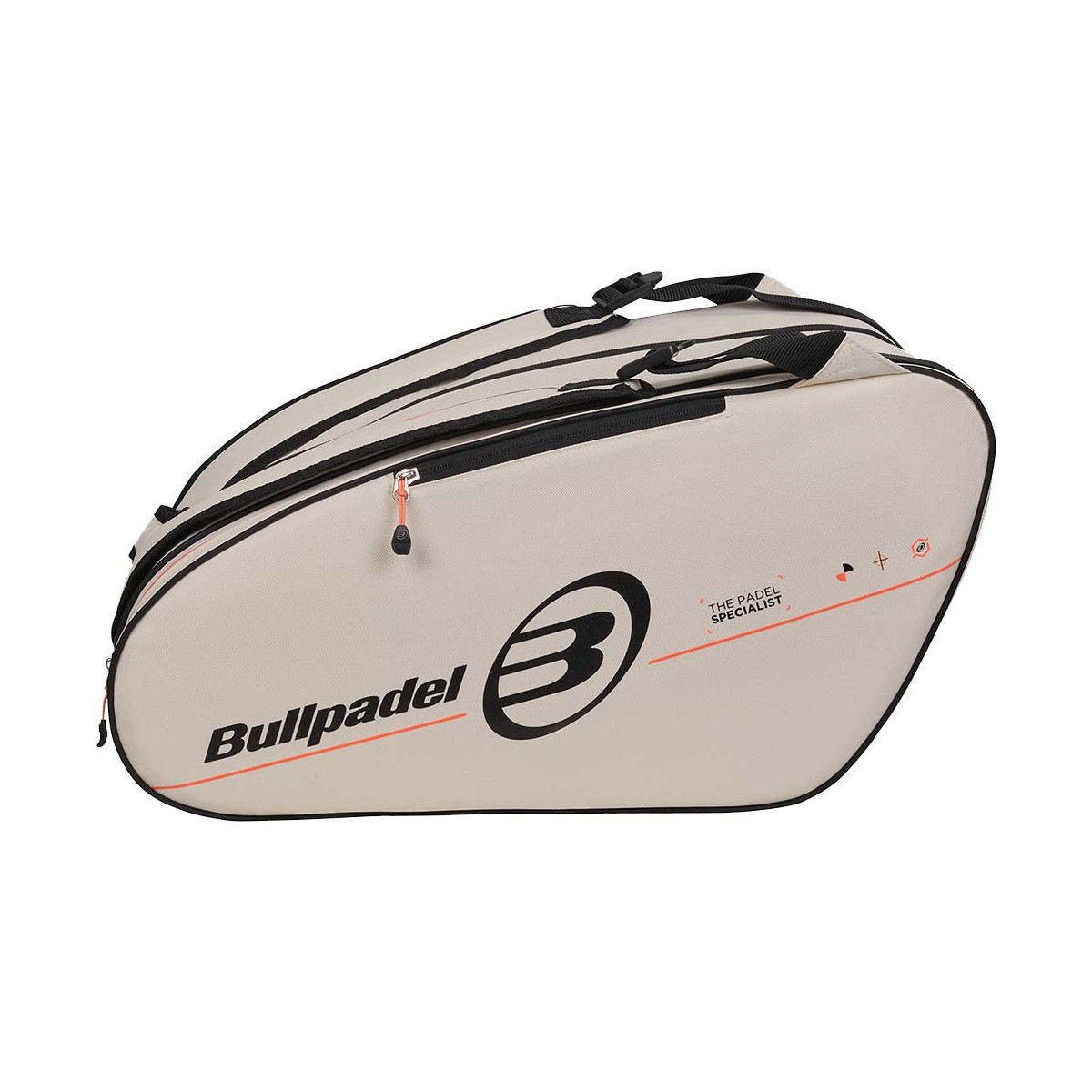 Bullpadel Tour Padeltasche Wei&szlig;