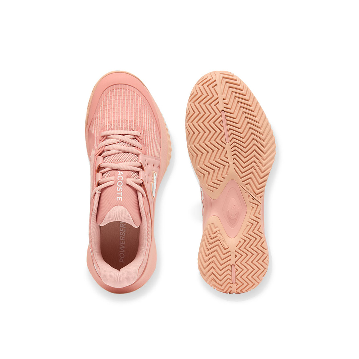 Lacoste Power Serve Tennisschuhe Damen Rosa