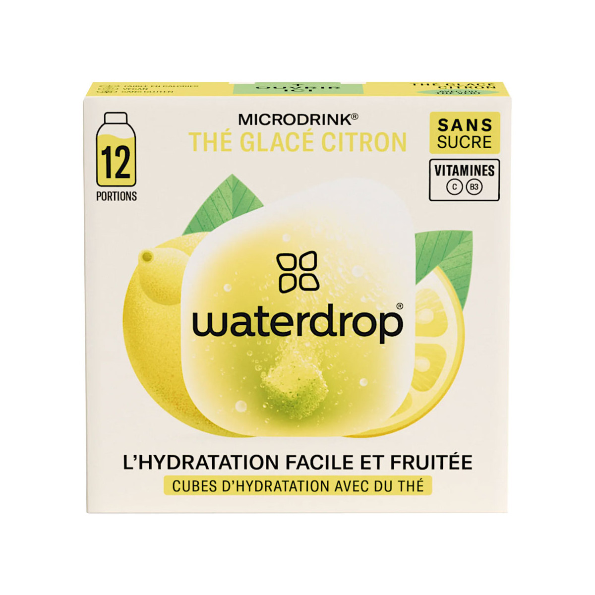 Waterdrop Eistee Zitrone Microdrink 12er-Pack