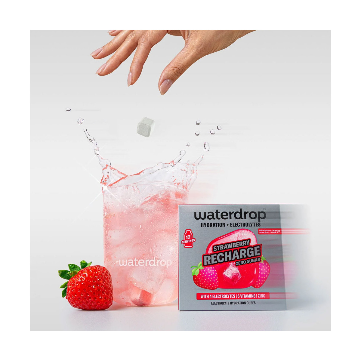 Waterdrop Nachf&uuml;llpack Erdbeere 12er-Pack