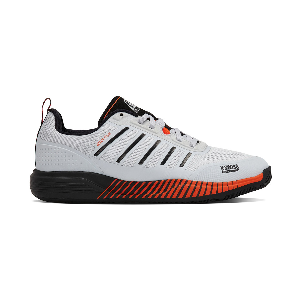 K-Swiss Ultra Court Padelschuhe Grau / Schwarz / Rot