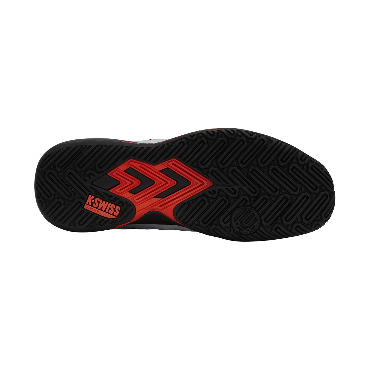K-Swiss Ultra Court Padelschuhe Grau / Schwarz / Rot