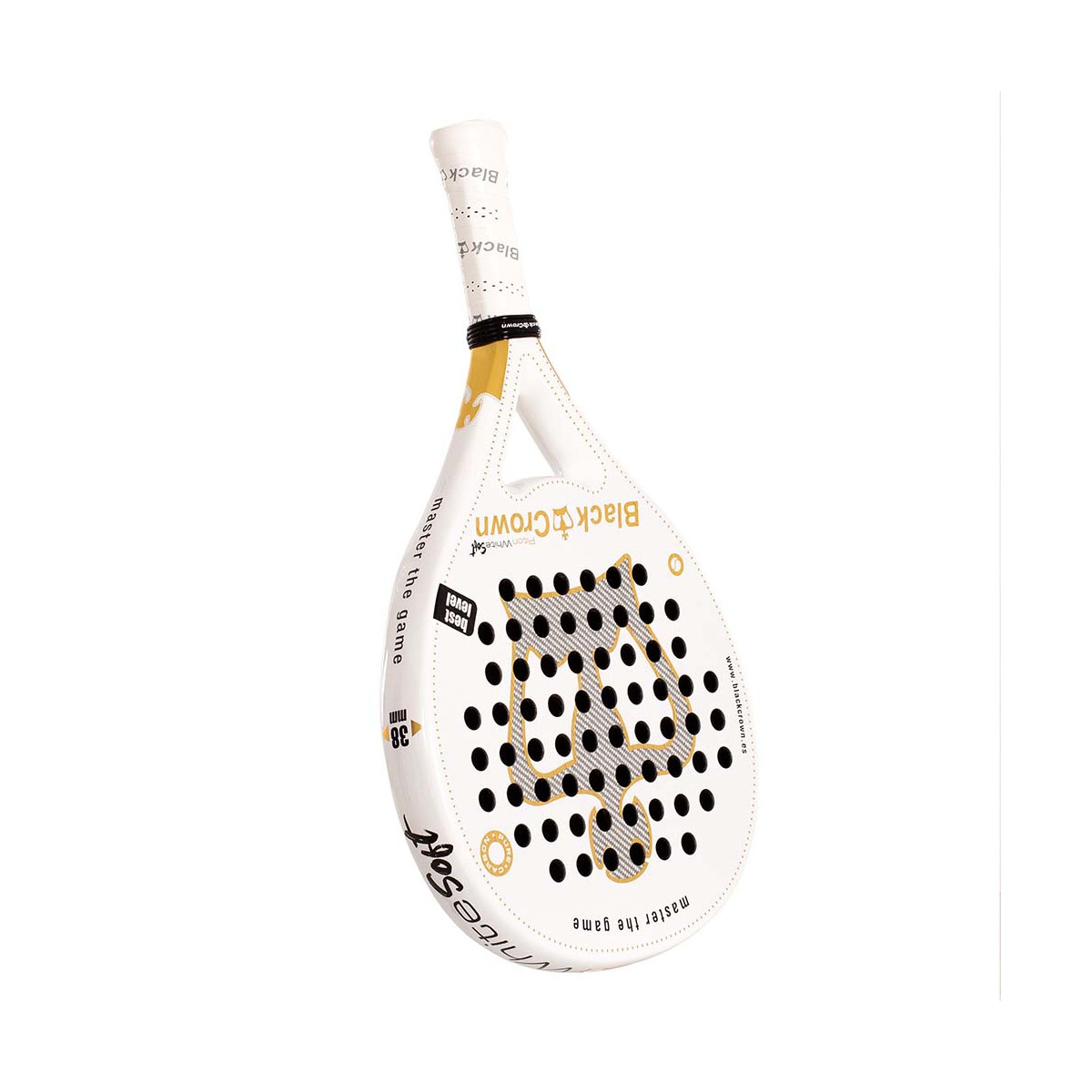 Black Crown Piton White Soft Padelschl&auml;ger