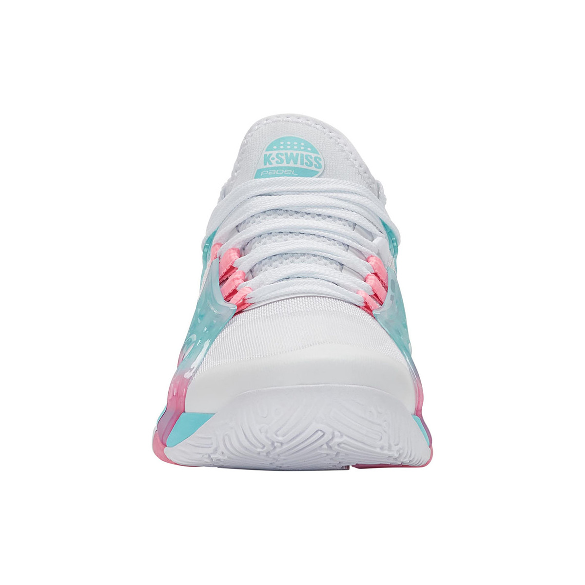 K-Swiss K-Frame Padelschuhe Damen Wei&szlig; / Rosa / Blau
