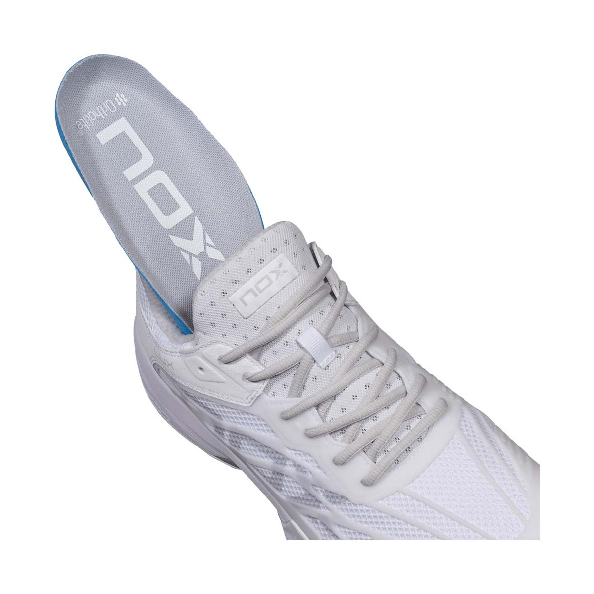 Nox AT10 Lux 2026 Padelschuhe Wei&szlig;