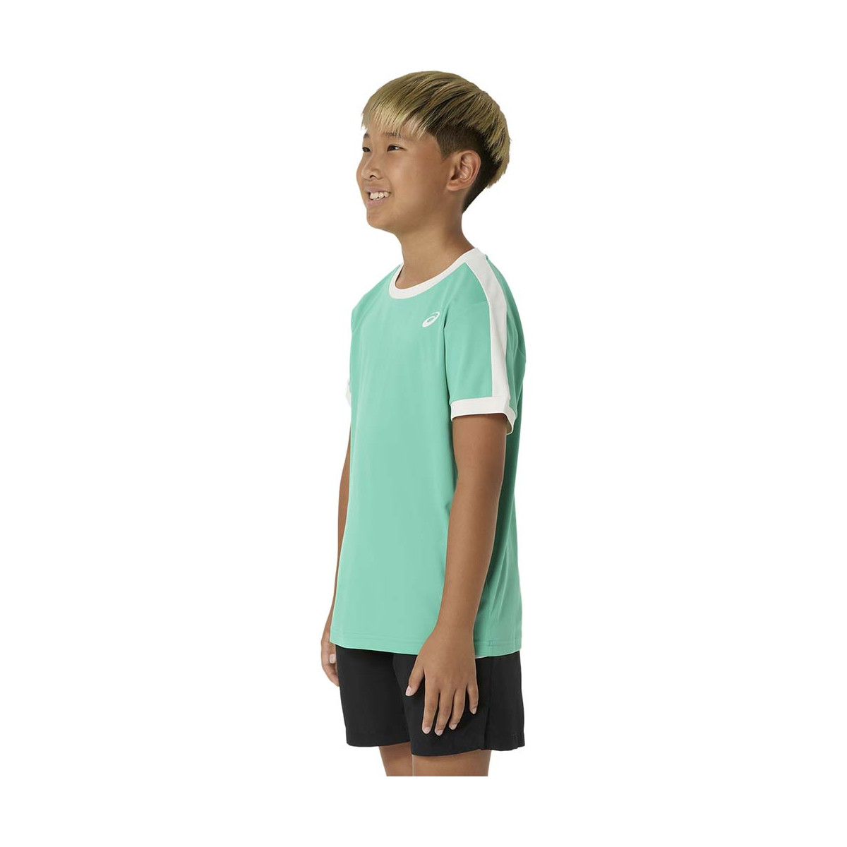Asics T-Shirt Jungen Gr&uuml;n