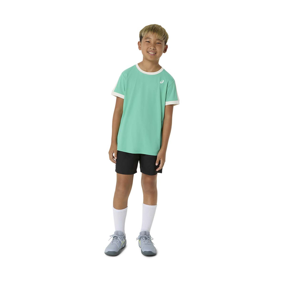 Asics T-Shirt Jungen Gr&uuml;n