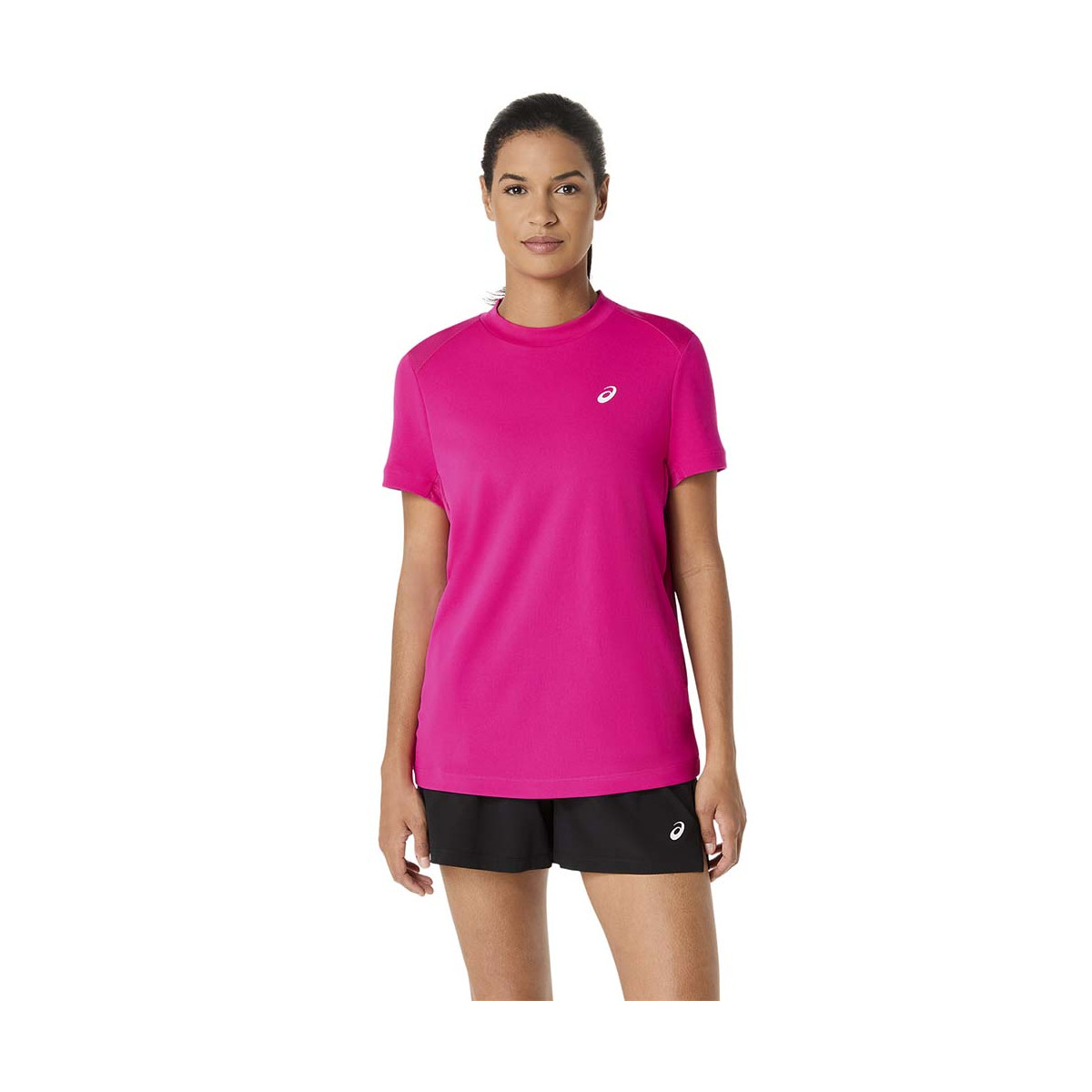 Asics Court SS T-Shirt Damen Rosa