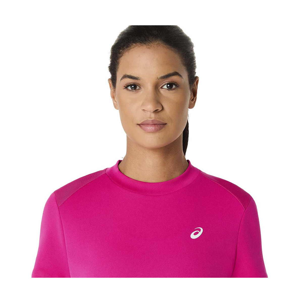 Asics Court SS T-Shirt Damen Rosa