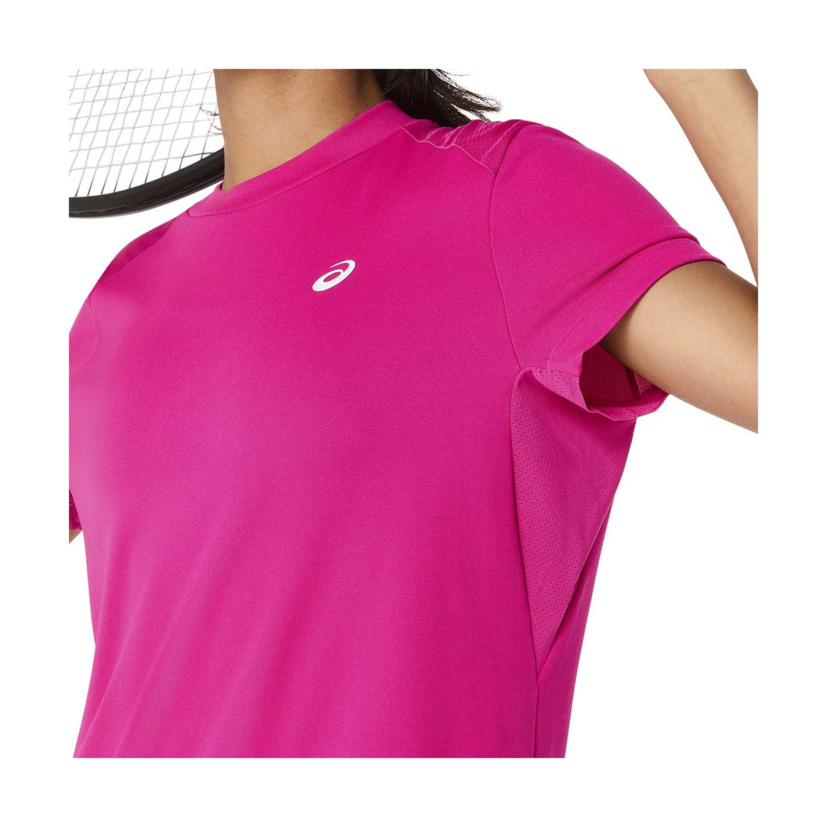 Asics Court SS T-Shirt Damen Rosa