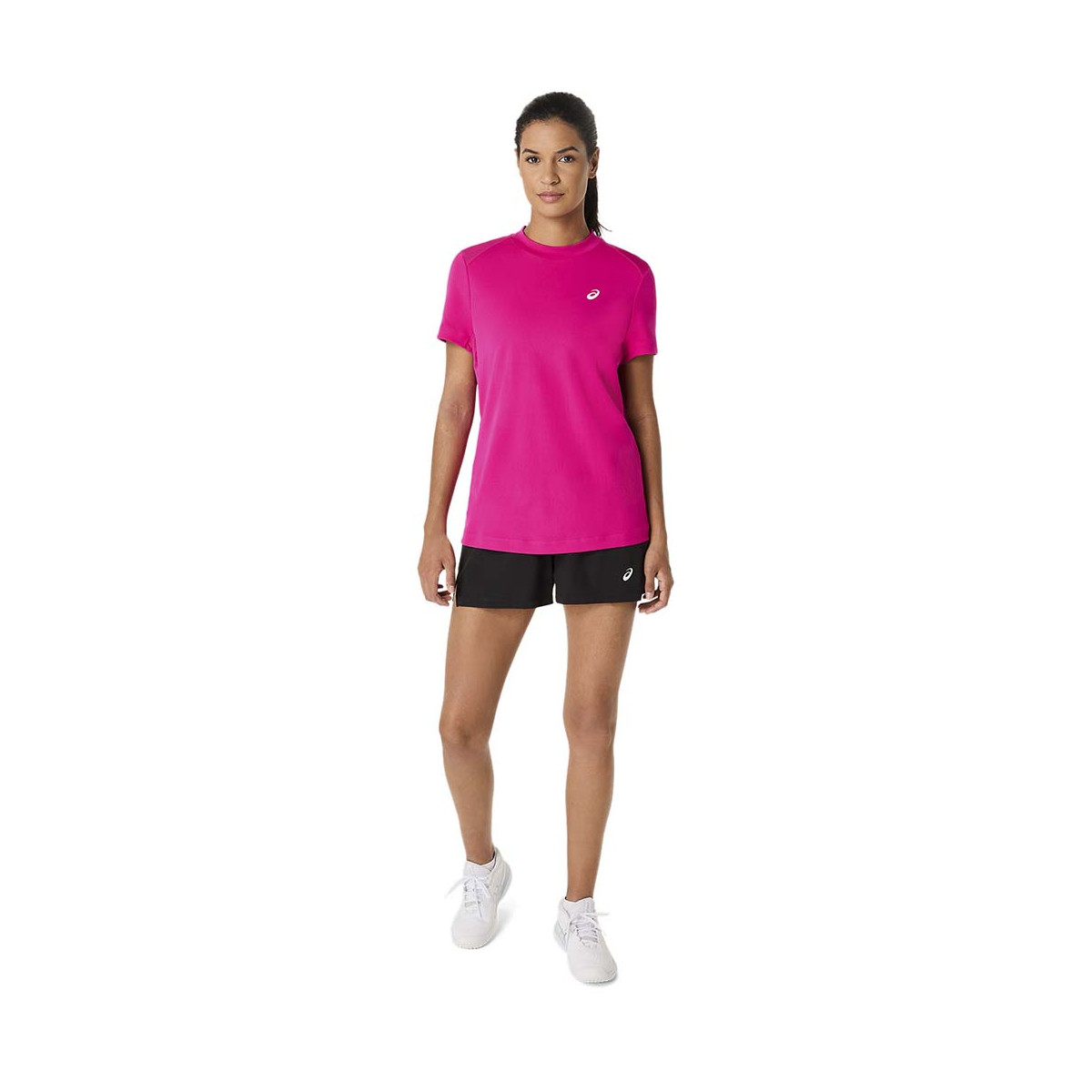Asics Court SS T-Shirt Damen Rosa
