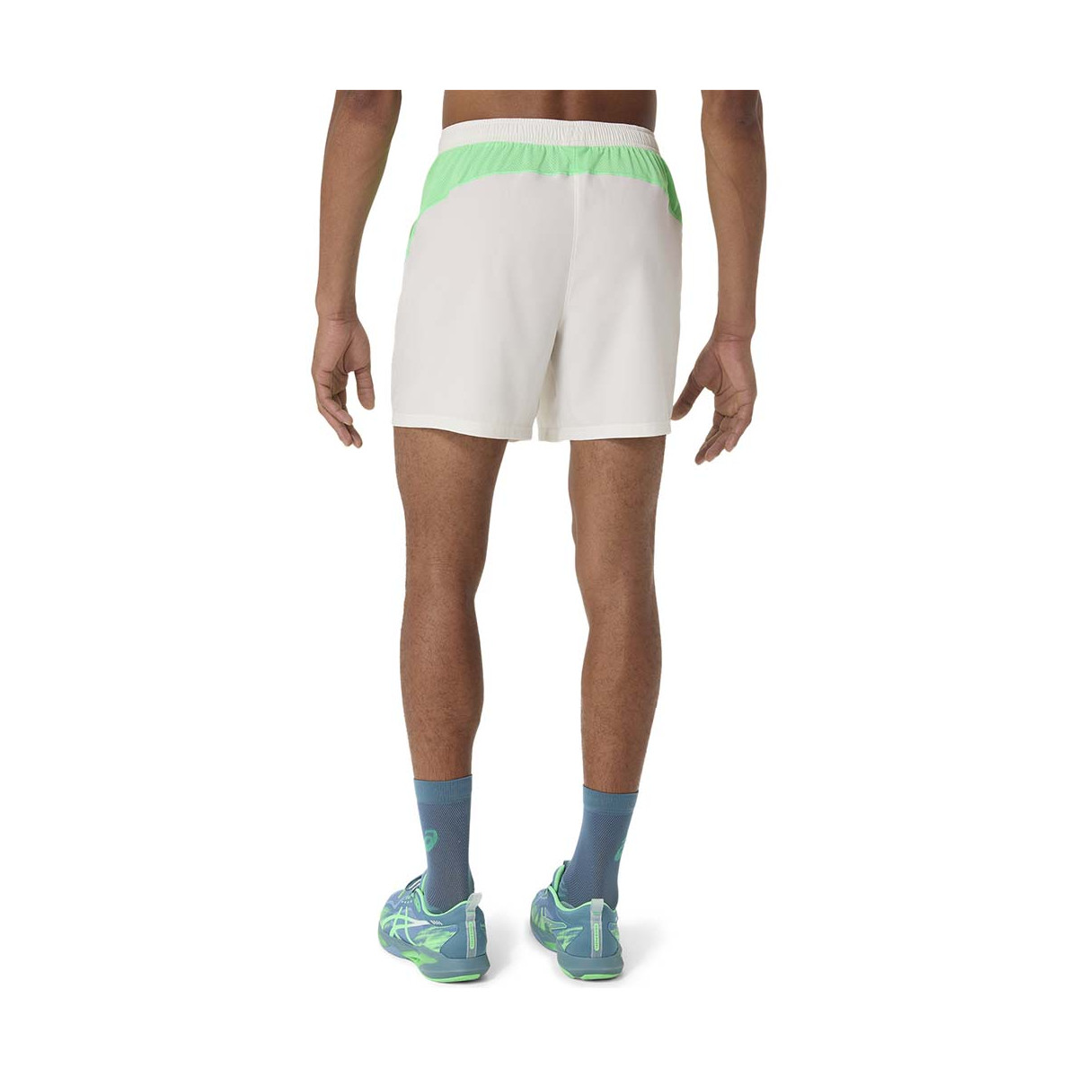 Asics Padel Court Short Creme / Gr&uuml;n