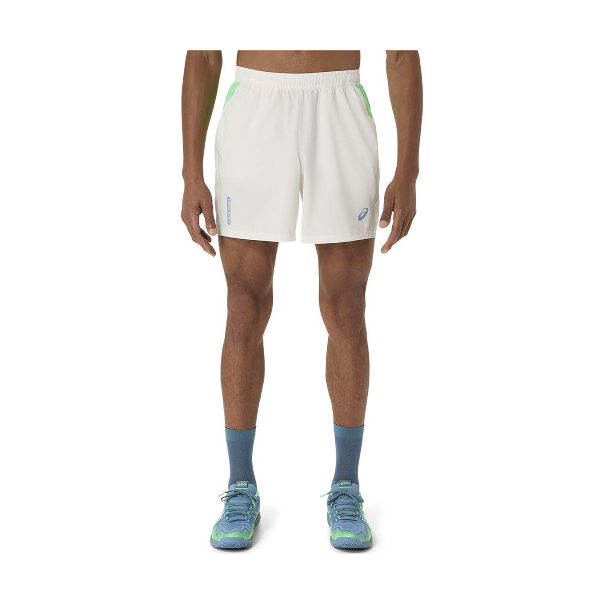 Asics Padel Court Short Creme / Gr&uuml;n