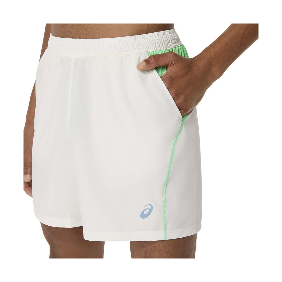 Asics Padel Court Short Creme / Gr&uuml;n